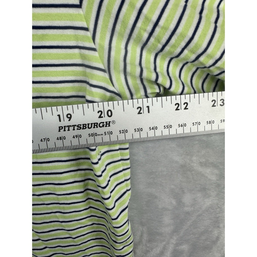 Polo Golf Ralph Lauren Sea‎ Island Green Striped Polo Shirt Cotton Men's Size M - Picture 7 of 8